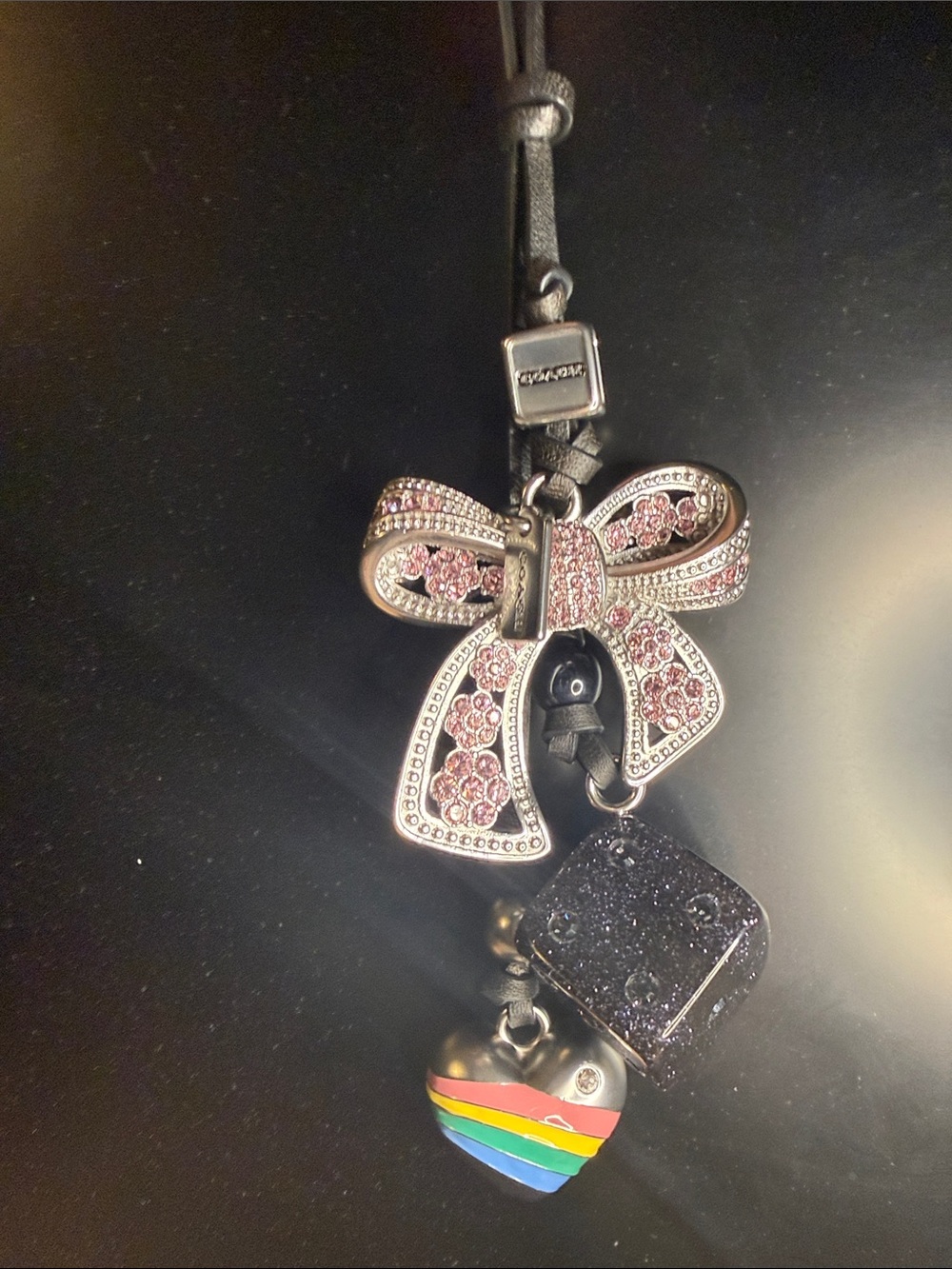 Coach Rogue 31 Loved Leather Charm Cluster- Rare & Exclusive